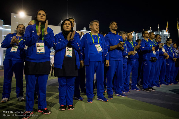 Iran’s flag raised at AIMAG village