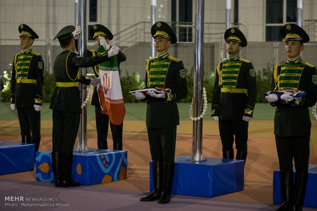 Iran’s flag raised at AIMAG village