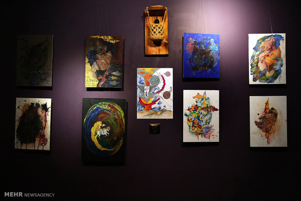 نمایشگاه نقاشی های آیلین مرندی