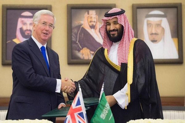 امضای توافق نامه همکاری نظامی عربستان و انگلیس