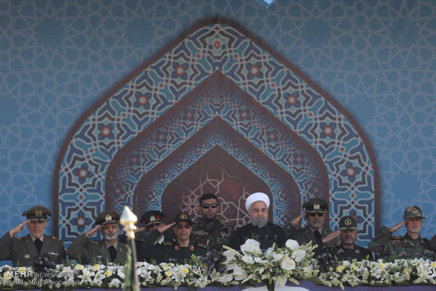 Military parade across Iran to mark Saddam invasion anniv. 