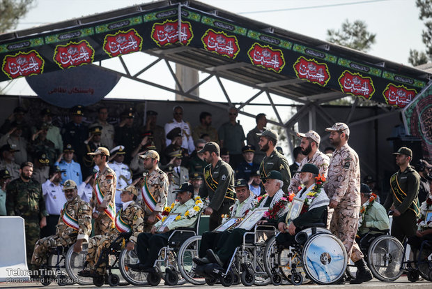 Iran's Armed Forces hold massive parades