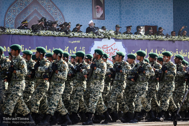 Iran's Armed Forces hold massive parades