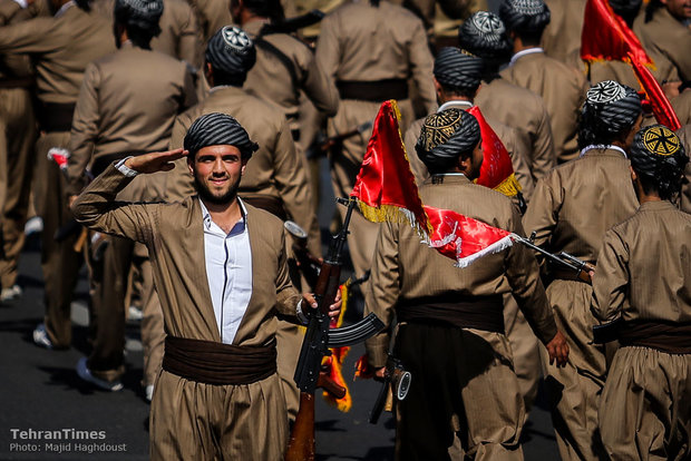 Iran's Armed Forces hold massive parades