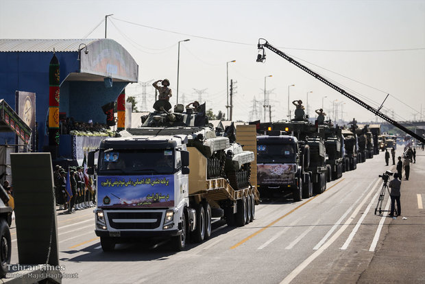 Iran's Armed Forces hold massive parades