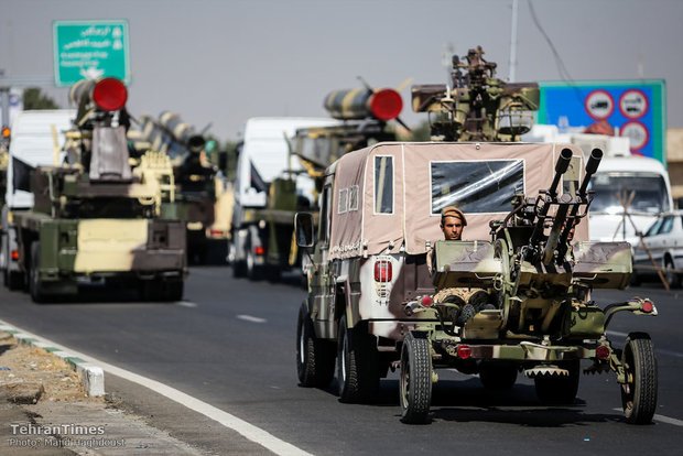 Iran's Armed Forces hold massive parades