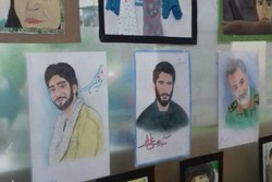 نمایشگاه نقاشی«دفاع و شهادت»در شهرستان شفت برپا شد