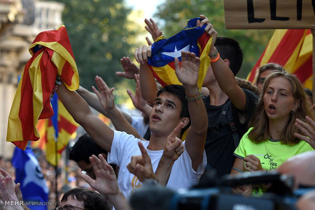 Barcelona'da bağımsızlık gösterileri