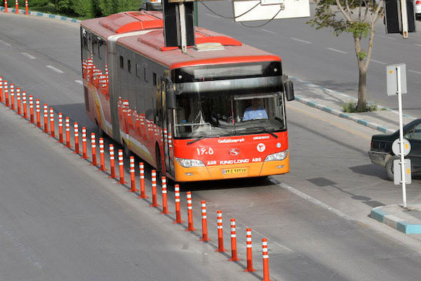 بهسازی خطوط اتوبوس‌های تندرو شهر با استفاده از آسفالت پلیمری