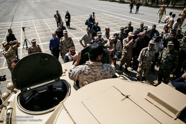 القوة البرية للجيش الإيراني تكشف عن آخر معداتها