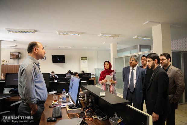 Indian envoy visits Tehran Times & Mehr News Agency