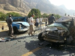 سه کشته و ۱۵ مجروح در تصادفات ۲۴ ساعت گذشته جاده‌های کشور