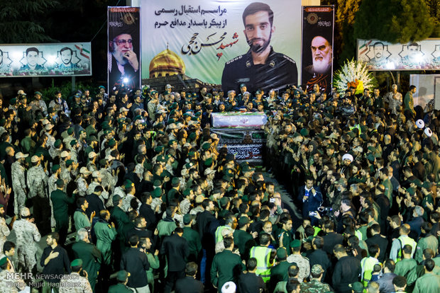 Tehran receives Mohsen Hajji's body