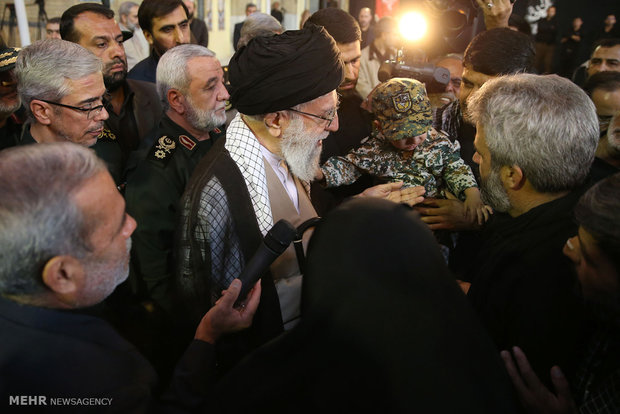 Ayat. Khamenei bids farewell to Mohsen Hojaji