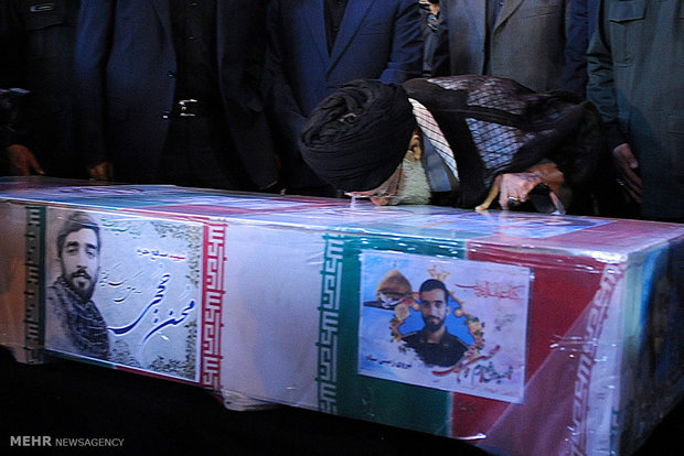 Ayat. Khamenei bids farewell to Mohsen Hojaji