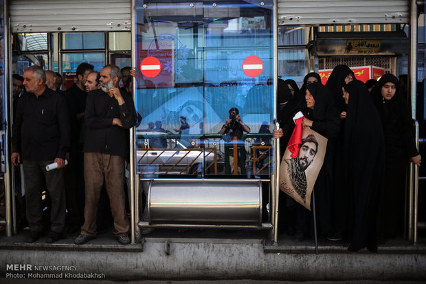 Iran bid farewell to fallen soldier