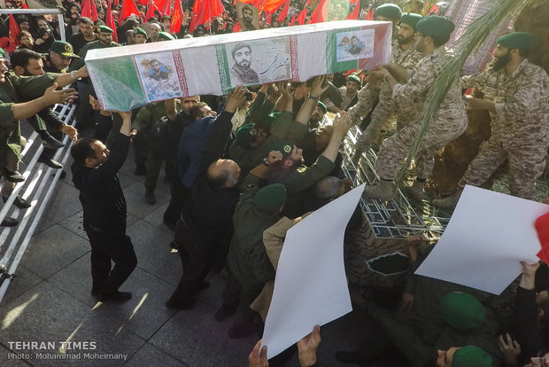 Hojaji’s funeral procession held in Tehran