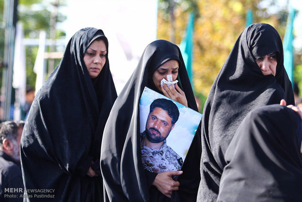 Burial ceremony of Iranian Martyr Hojaji