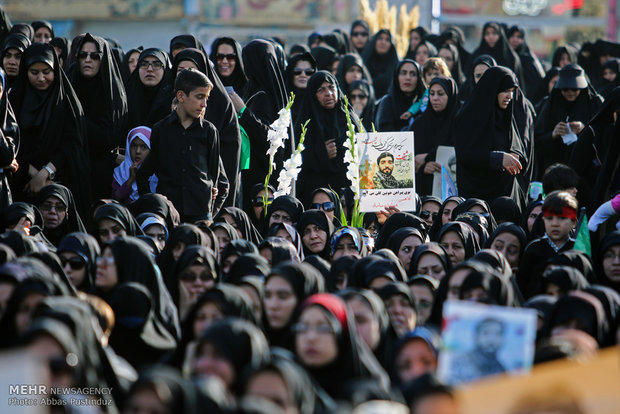 Burial ceremony of Iranian Martyr Hojaji