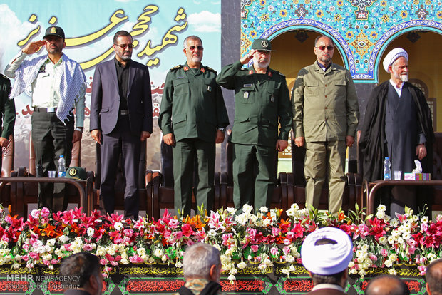 Burial ceremony of Iranian Martyr Hojaji