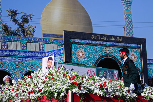 Burial ceremony of Iranian Martyr Hojaji