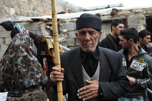 آیین عزاداری محرم در روستای وکیل آباد اردبیل