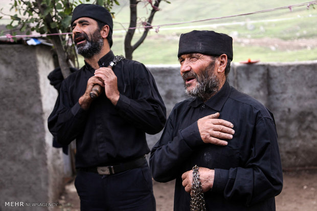 آیین عزاداری محرم در روستای وکیل آباد اردبیل