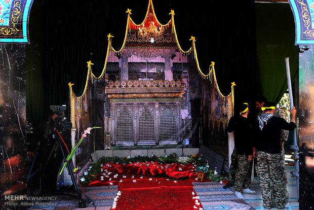 Burial ceremony of Iranian Martyr Hojaji