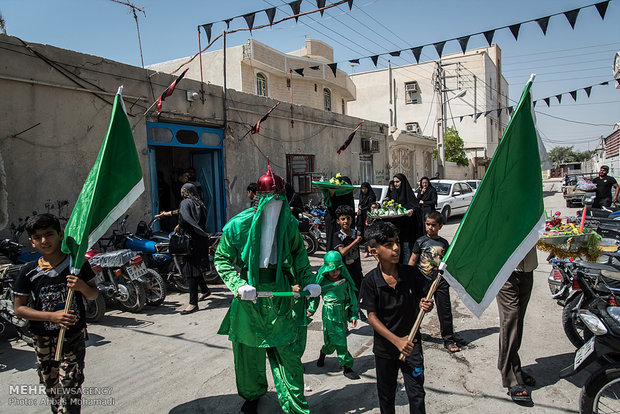 مراسم نمادين ازدواج حضرت قاسم ‎(ع)