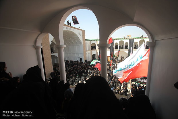 مراسم عزاداری سید و سالار شهیدان در حسینه امام رضا(ع) بیرجند‎‎