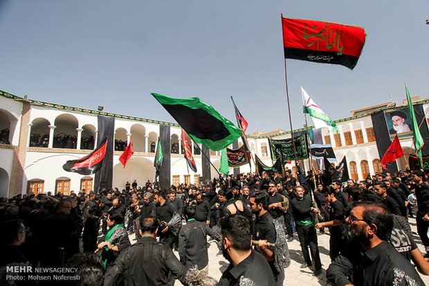 مراسم عزاداری سید و سالار شهیدان در حسینه امام رضا(ع) بیرجند‎‎