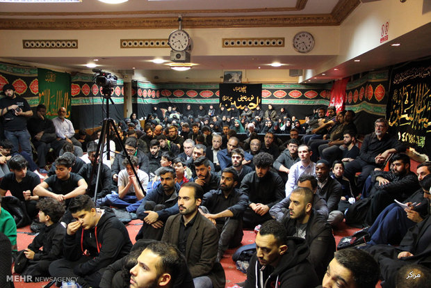 Mourning ritual in Islamic Center of England