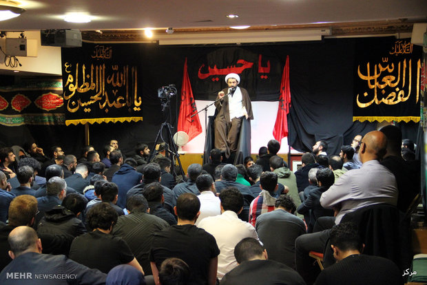 Mourning ritual in Islamic Center of England