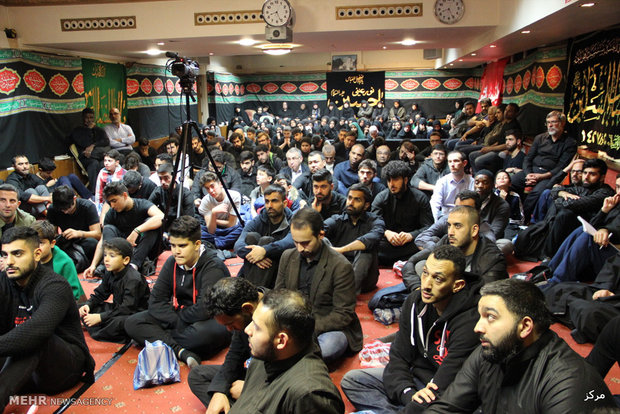 Mourning ritual in Islamic Center of England