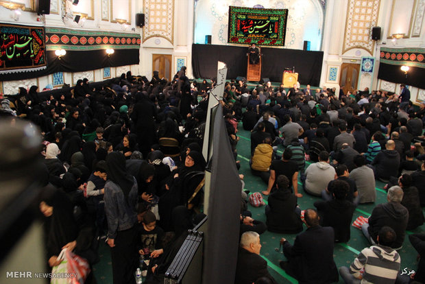 Mourning ritual in Islamic Center of England