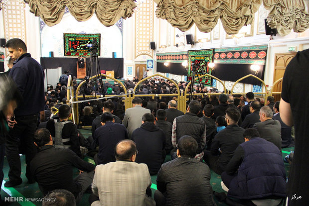 Mourning ritual in Islamic Center of England