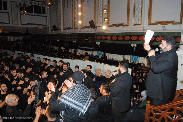 Mourning ritual in Islamic Center of England