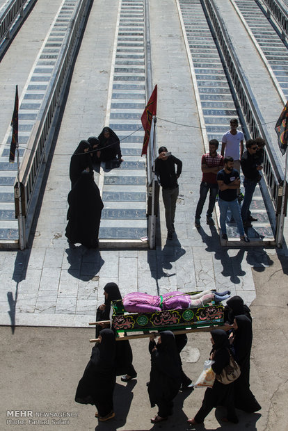 تشیع نمادین شهدای کربلا