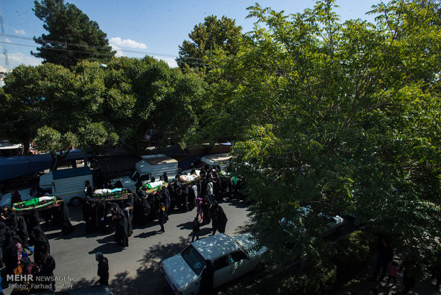 تشیع نمادین شهدای کربلا