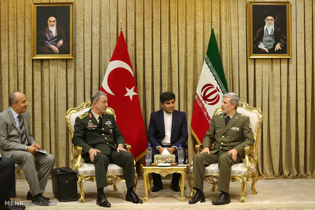 Iran's MoD receives Turkey's Military Chief of Staff