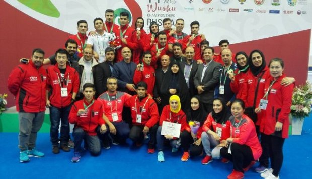 Iran’s wushu outfit finishes vice-champion overall
