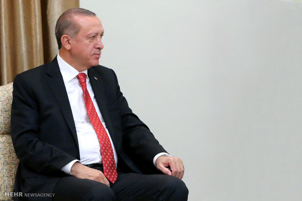 دیدار رجب طیب اردوغان رئیس جمهور ترکیه با رهبر انقلاب اسلامی 
