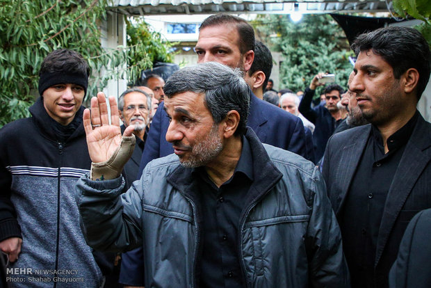 تشییع پیکر داود احمدی نژاد