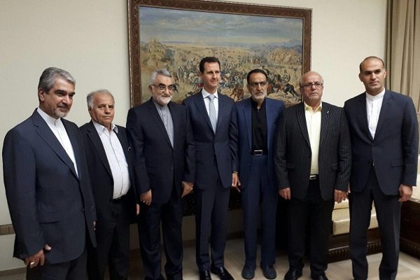 هیئت پارلمانی ایران با بشار اسد دیدار کرد