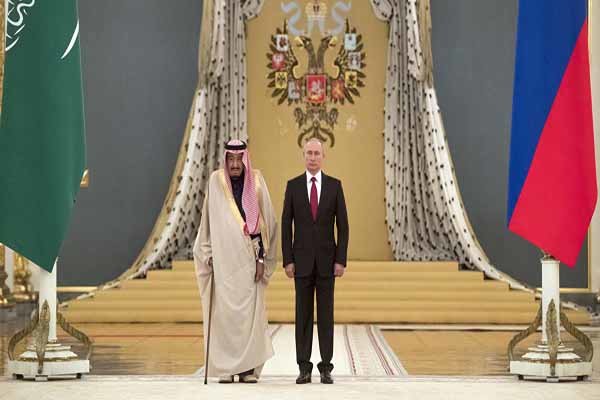 محورهای دیدار ملک سلمان با پوتین در کاخ کرملین