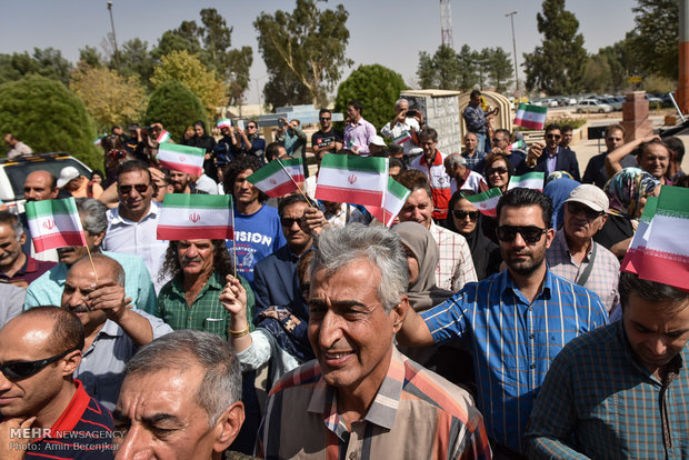 استقبال از قهرمانان کوهنوردی فارس