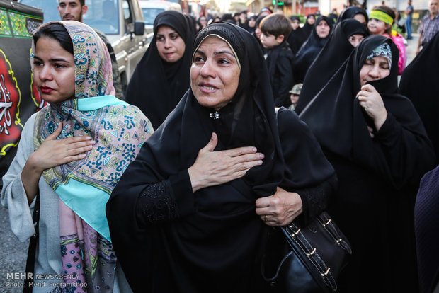 مراسم استقبال و تشییع پیکر ۱۱۹ شهید تازه تفحص شده هشت سال دفاع مقدس در اهواز
