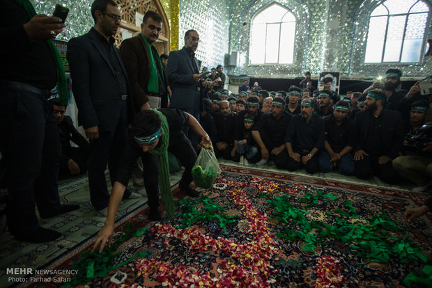 مراسم سنتی قالیشویان مشهداردهال 