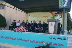 صبحگاه مشترک نیروی‌ انتظامی استان سمنان برگزار شد