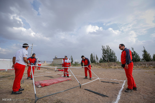 چهاردهمین دوره توان افزایی تیم های واکنش سریع کشور در زنجان / هلال احمر